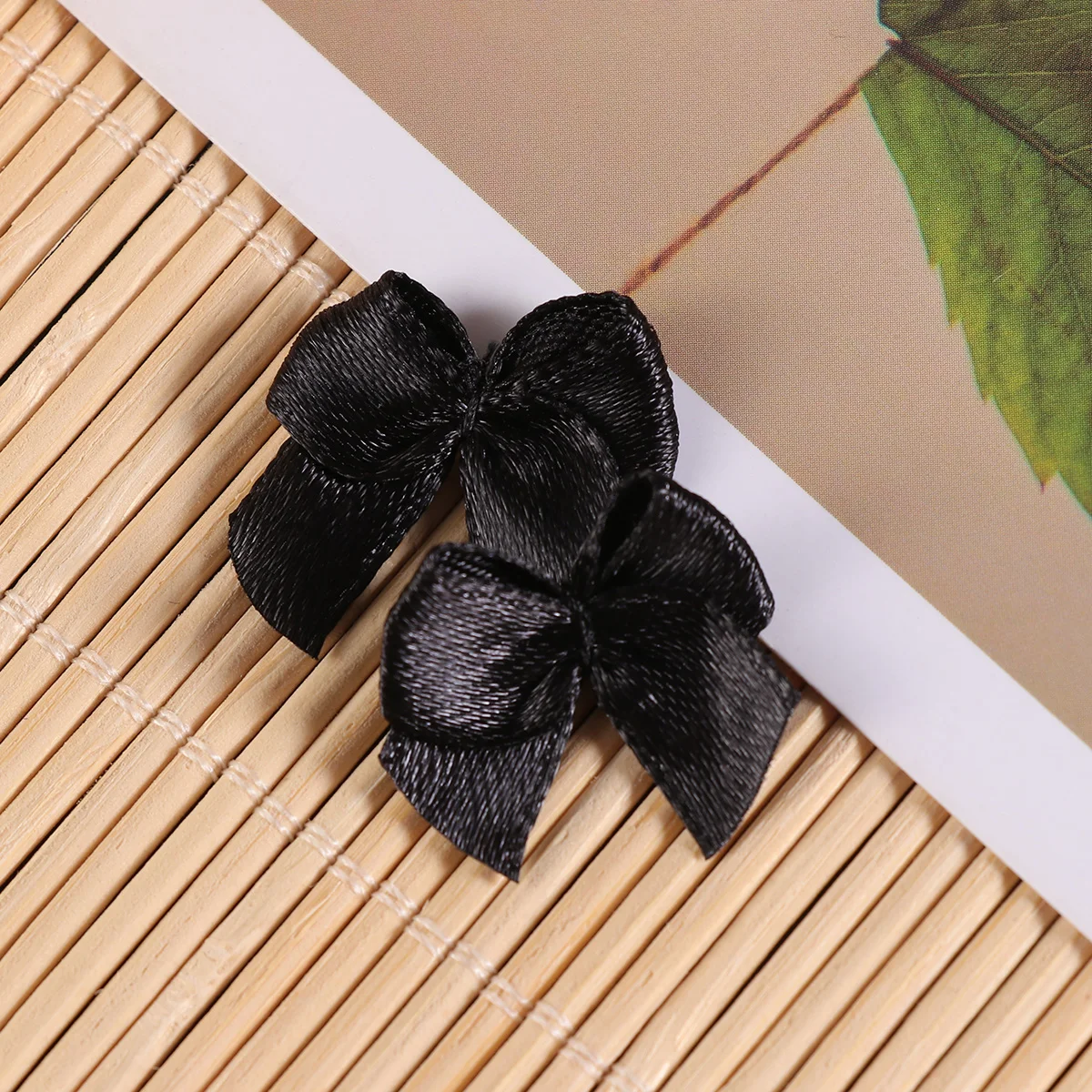 

60pcs Ribbon Flower Handmade Bright Color Hair Accessories For Girls Durable Soft Baby Shower Christmas Gift Decorations Hair
