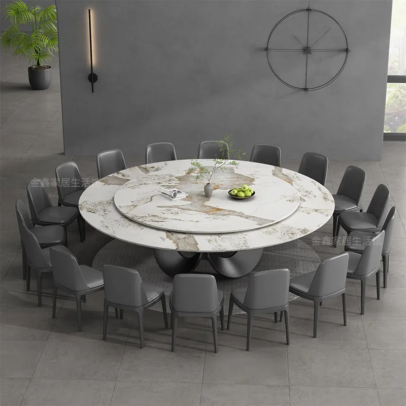 Modern Decorations Chairs Dining Table Set Style Restaurant Round Dining Table Living Room Nordic Mesa Comedor Furniture Home