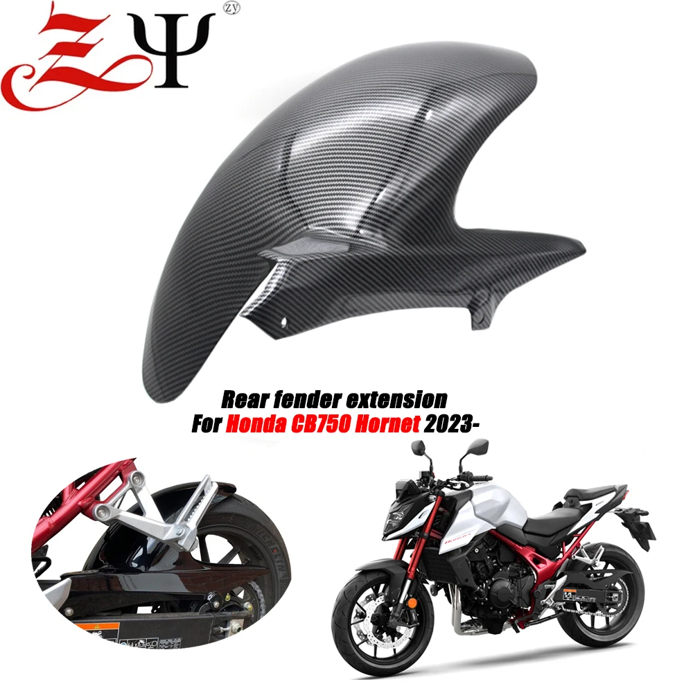 

Motorcycle Accessories Carbon Look Rear Fender Wheel Hugger Mudguard Splash Guard Cover For Honda CB750 CB 750 Hornet 2023 2024-