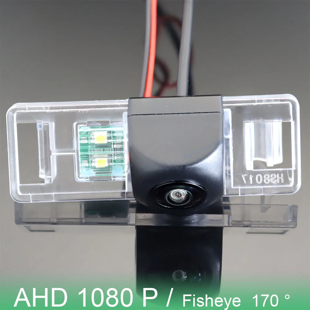 AHD 1080P FishEye Vehicle Rear View Backup Camera For Peugeot 106 207 208 301 307 308 406 407 408 508 607 807 HD Night Vision