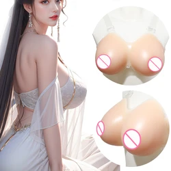 ONEFENG New Style Silicone Artificial One Piece Type Beautiful Breast Forms Shemale Crossdresser Favorite False Boobs Mastectomy