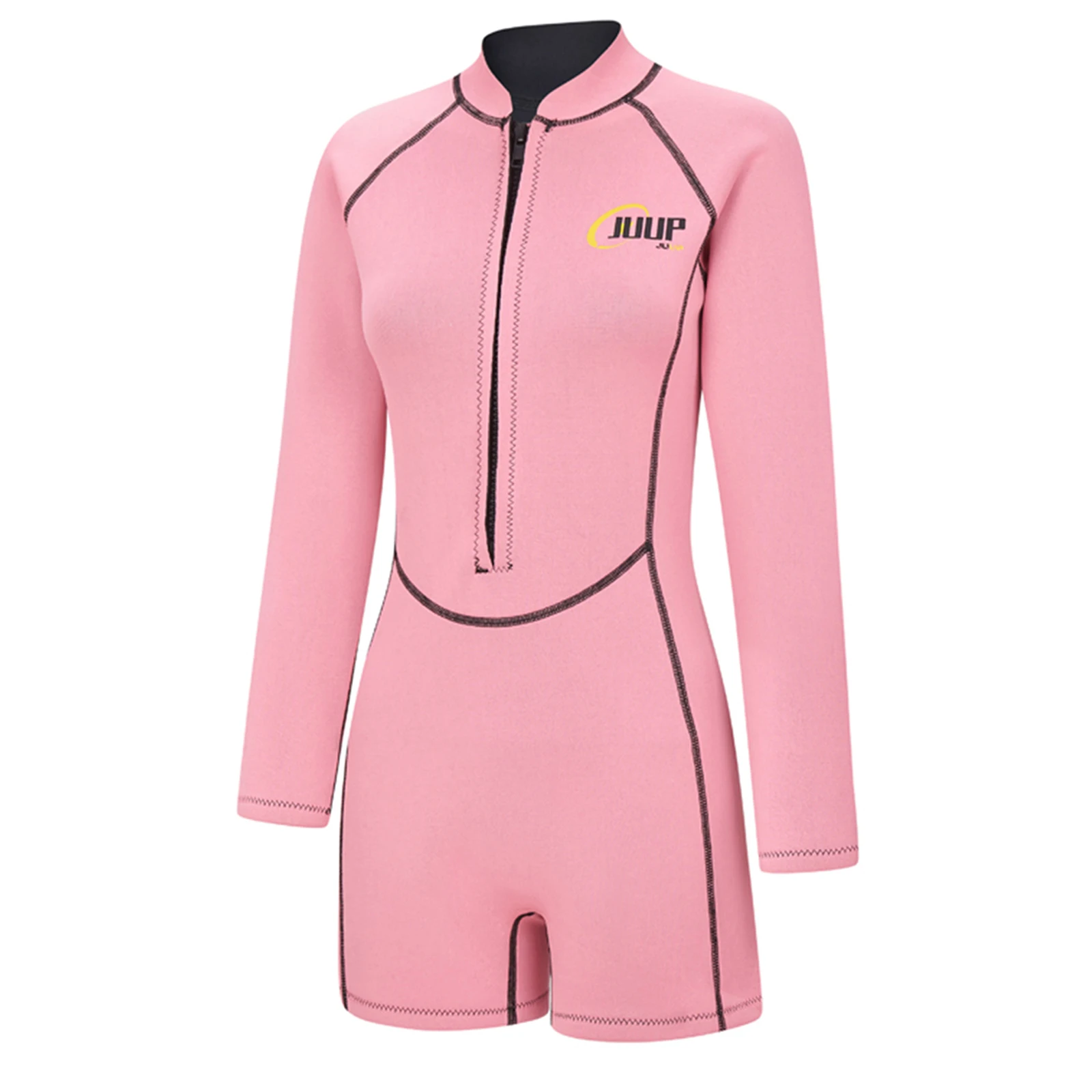 إمرأة 2.5 مللي متر النيوبرين قطعة واحدة ملابس السباحة طفح الحرس ملابس السباحة سستة الجبهة بذلة السباحة تصفح الغوص