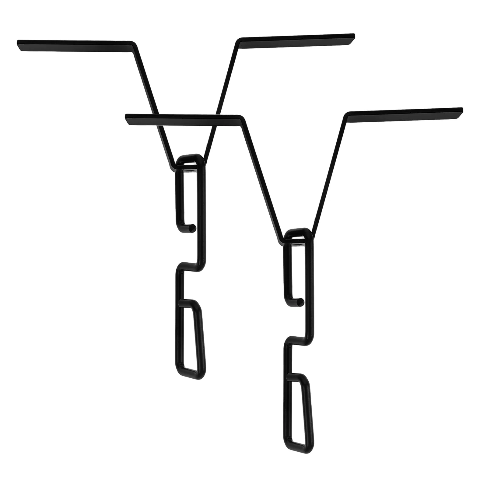 

2Pcs Rain Chain Adapter Hook Black Decorative Outdoor Gutter Drain Clip Rain Chain Installation Hardware Gutter Accessories