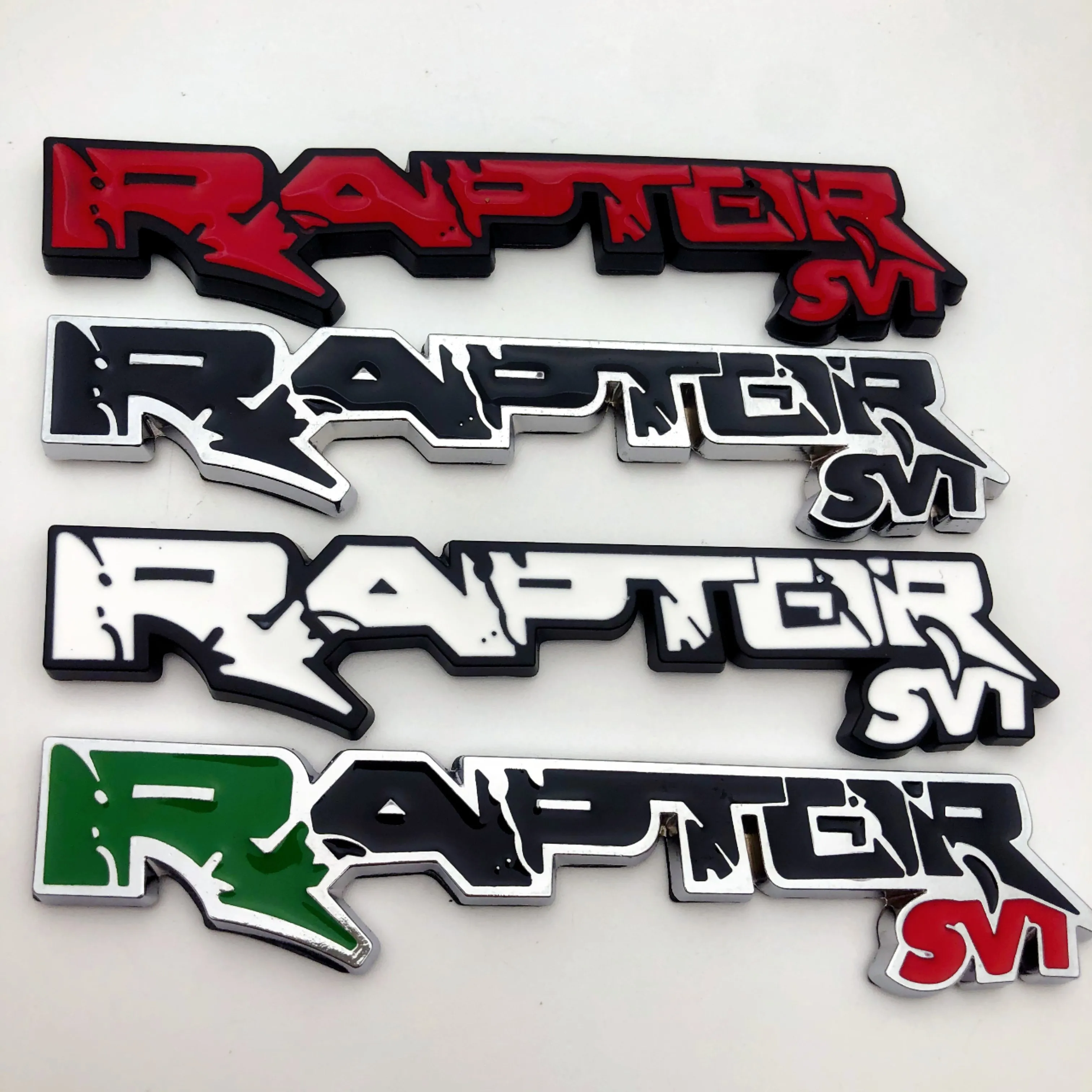 

RAPTOR SVT badge body side door logo car stickers for RAPTOR SVT F150 fx4 XLT trunk rear modified accessories decoration