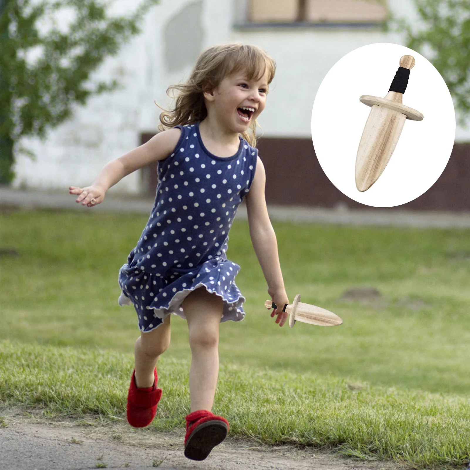 

Children's Wood Stylet Props Comfortable Grip Inspires Creativity Sword for Kid's Pretend Play Dress Up JAN88