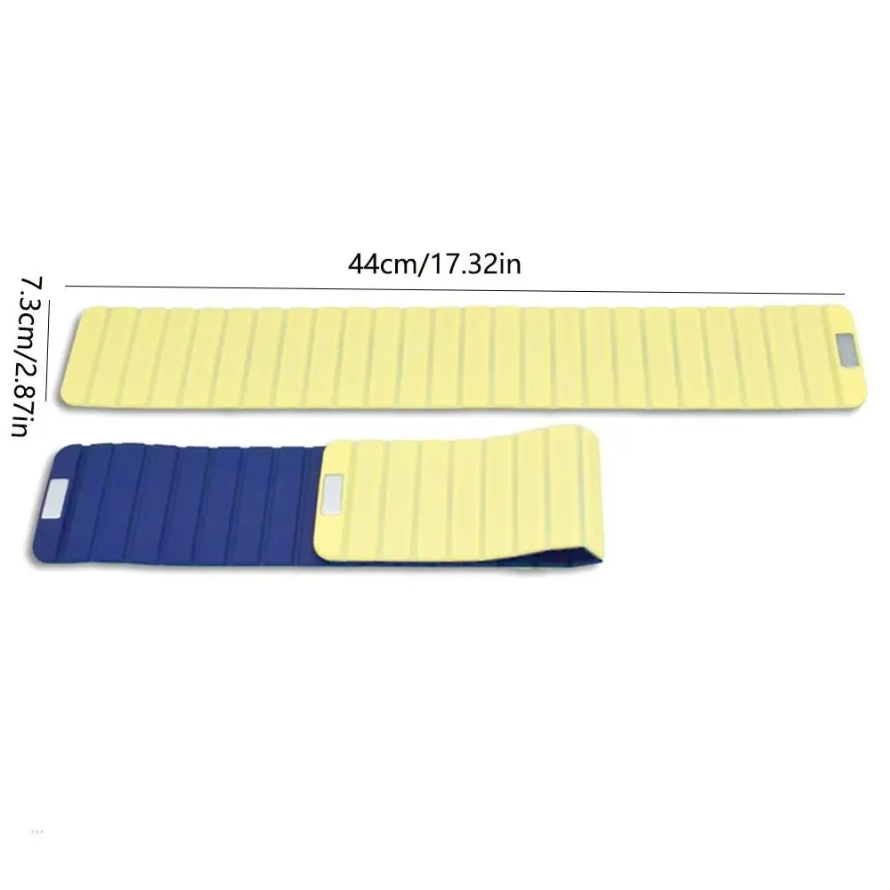 1Pair Wearable Wrist Weight Bracelet Adjustable Magnet Weight-bearing Fitness Equipment 500g Each Silicone Weighted Wrist Strap view 5