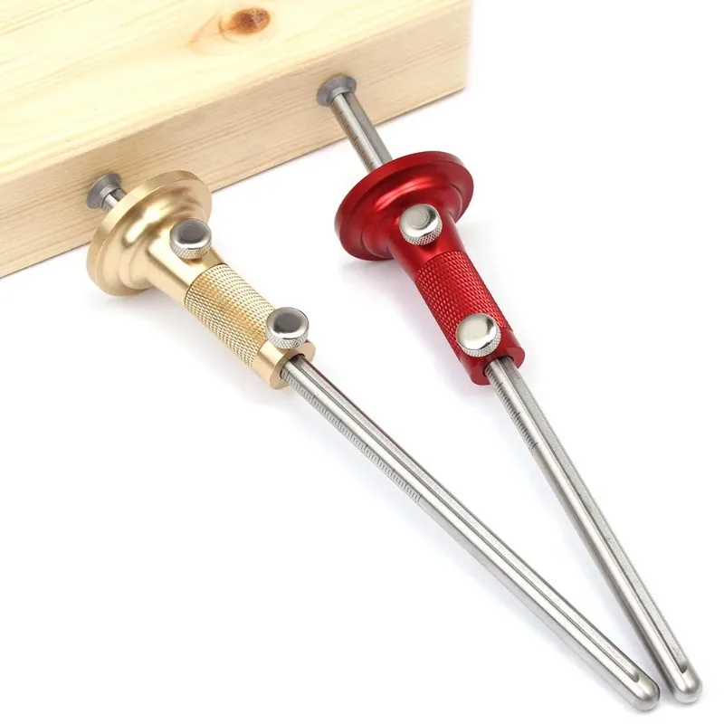Woodworking parallel line drawing tenon hole marking gauge ruler brass engraving machine high-precision blade engraving tool
