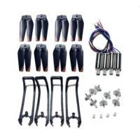 LSRC LS-XT9 Mini Drone RG107 Pro RC 4K HD WIFI FPV RC Quadcopter Spare Parts Engines Motor Propeller Blade Guard gear kit