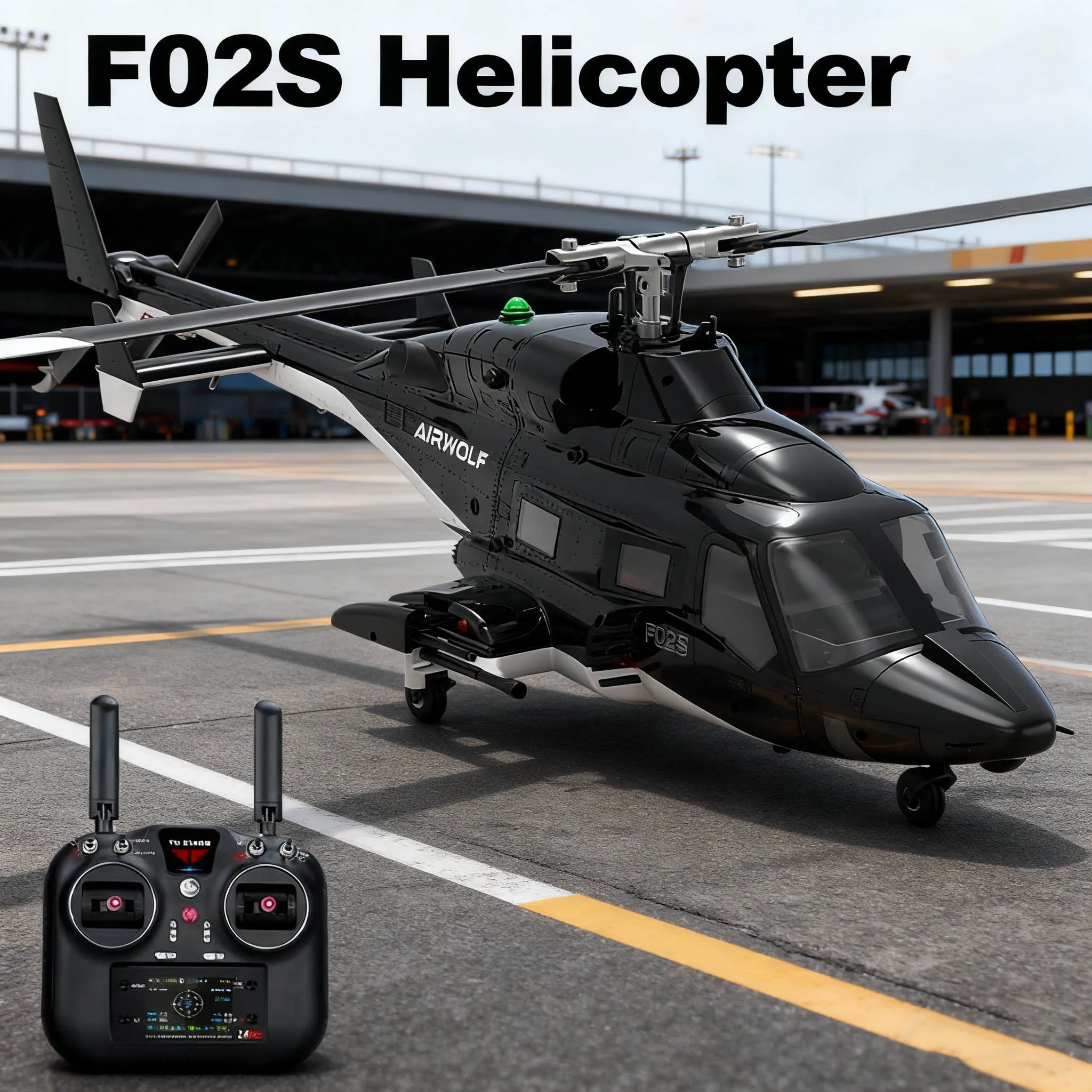 F02S الطائر الذئب المسلحة التحكم عن بعد هليكوبتر لتحديد المواقع المزدوج فرش السيارات العودة التلقائية RTF RC نموذج طائرة