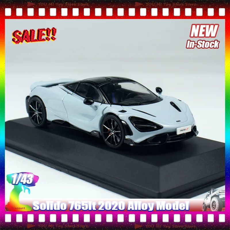 

Solido 1:43 Scale 765lt 2020 Supercar Alloy Die-Casting Model Miniature Customizable Collectible Toys For Children Gift Ornament