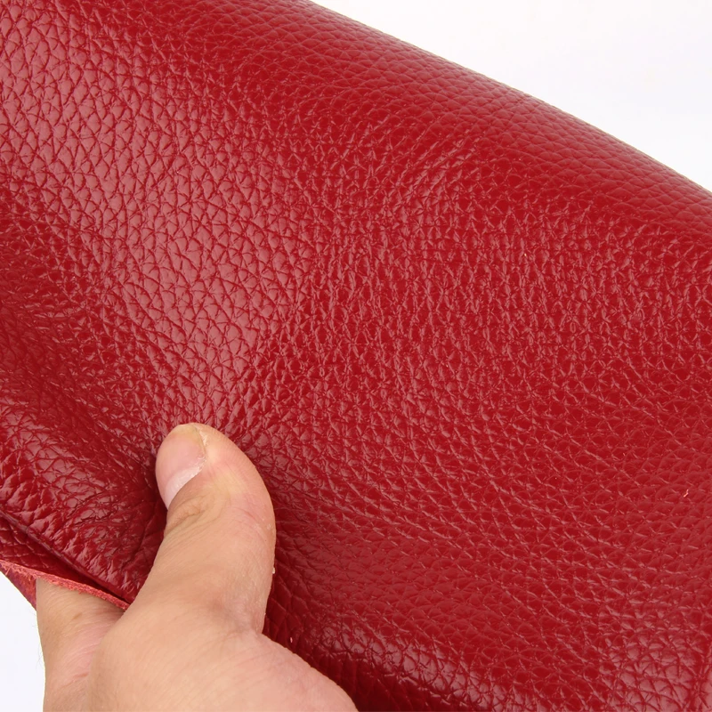 First layer cowhide, handmade DIY leather, genuine leather, wine red leather fabric, wine red leather, whole piece of genuine le