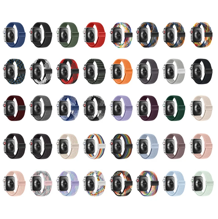 Magnetisches Gewebtes Nylon-Armband für Huawei Watch Fit3/4/4 Pro/5/5 Pro Armband für Huawei Watch Fit 5 Uhrenarmband Zubehör – Detail 1