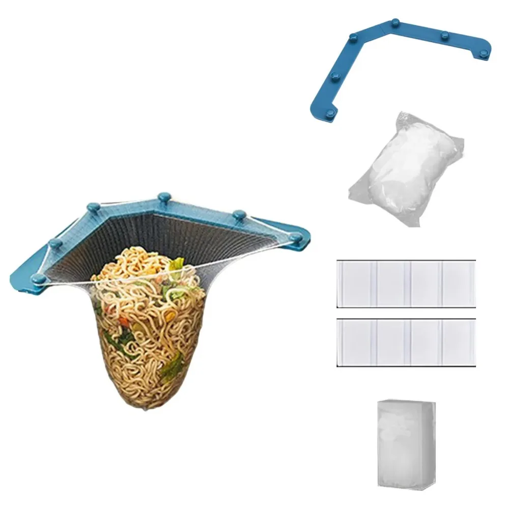 

Hanging Kitchen Triangle Drainage Rack Prevent Sewer Blockage High Efficiency Sink Leftovers Filter Self-adhesive Durable