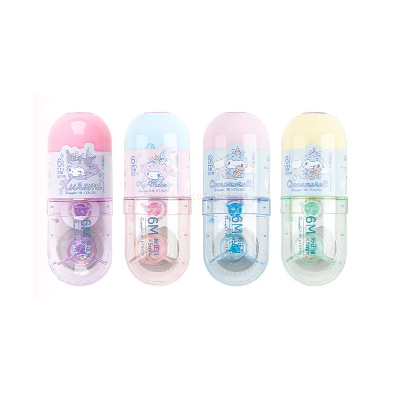 Stationery Genuine Sanrio Pochacco Capsule Correction Tape With Student Cartoon Cute Creative Modeling Typos Correction Tape