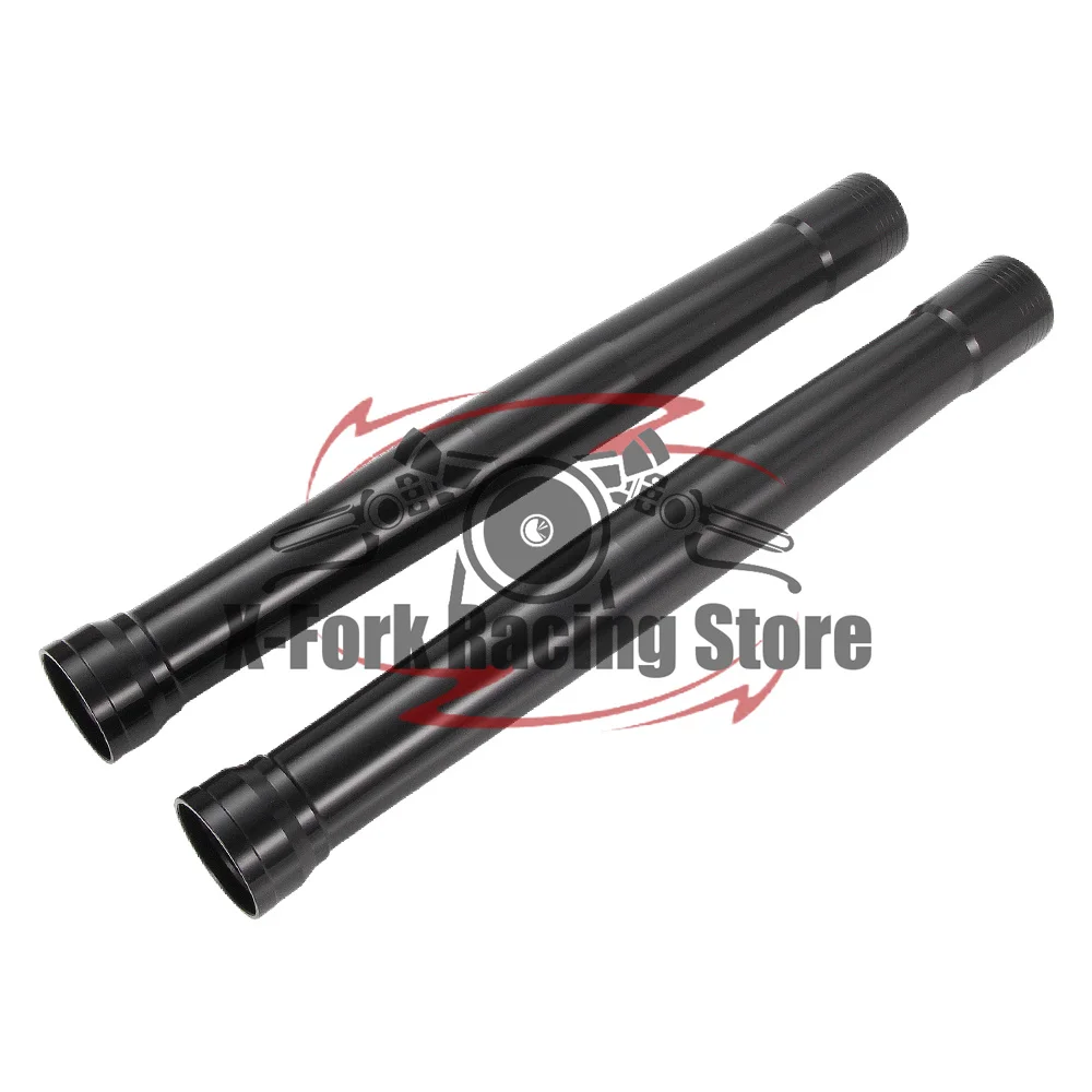 2xBlack Front Shock Pipe Fork Outer Leg Tubes 494mm For Aprilia RS660 2020-2025 2021 2022 Fork Suspension Exterior Stand Bar