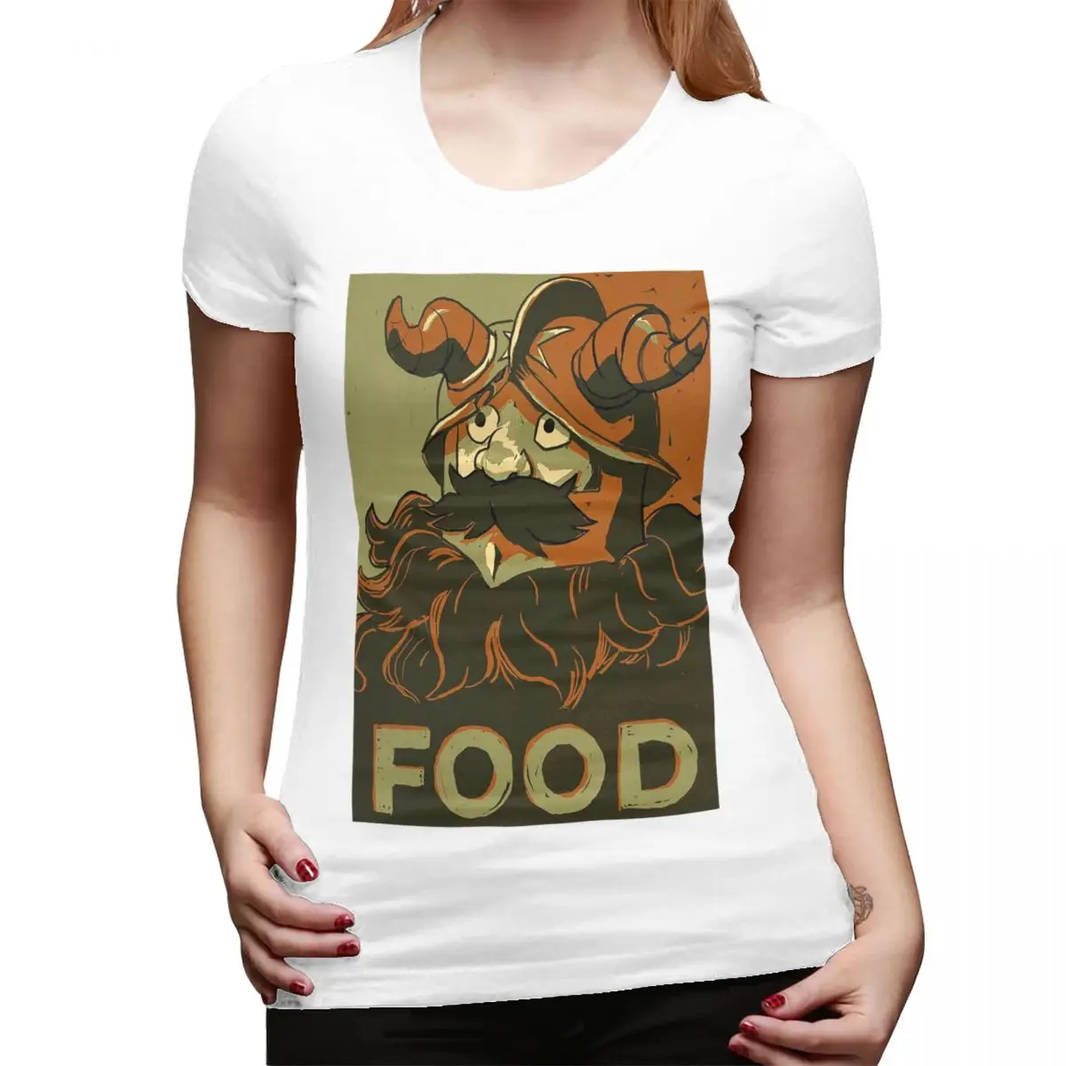 

Женская футболка Senshi For Food, Delicious In Dungeon, уличная одежда с круглым вырезом, футболки, женские футболки, короткая летняя одежда, топы