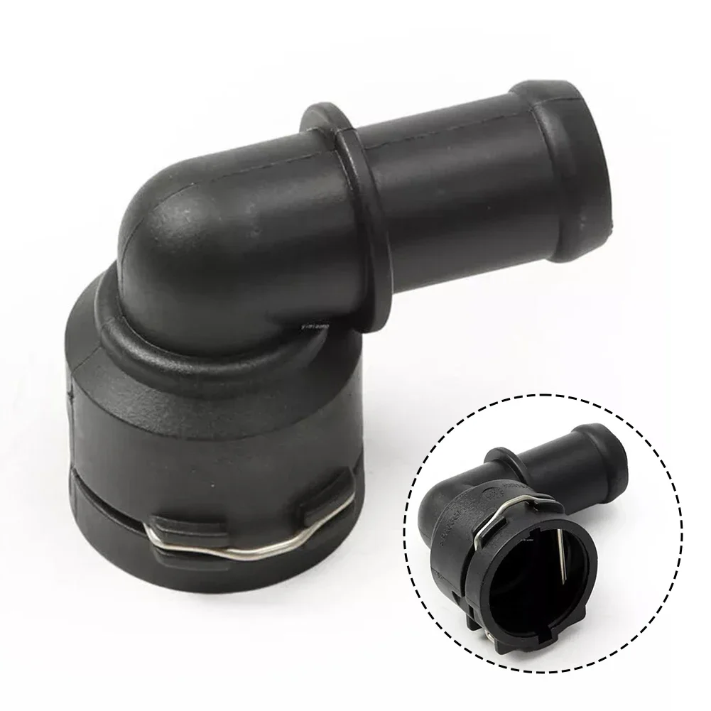 1K0122291J A Easy Installation Long-lasting Sleek Black Design Coolant Hose Connector For A3 For Seat For Skoda
