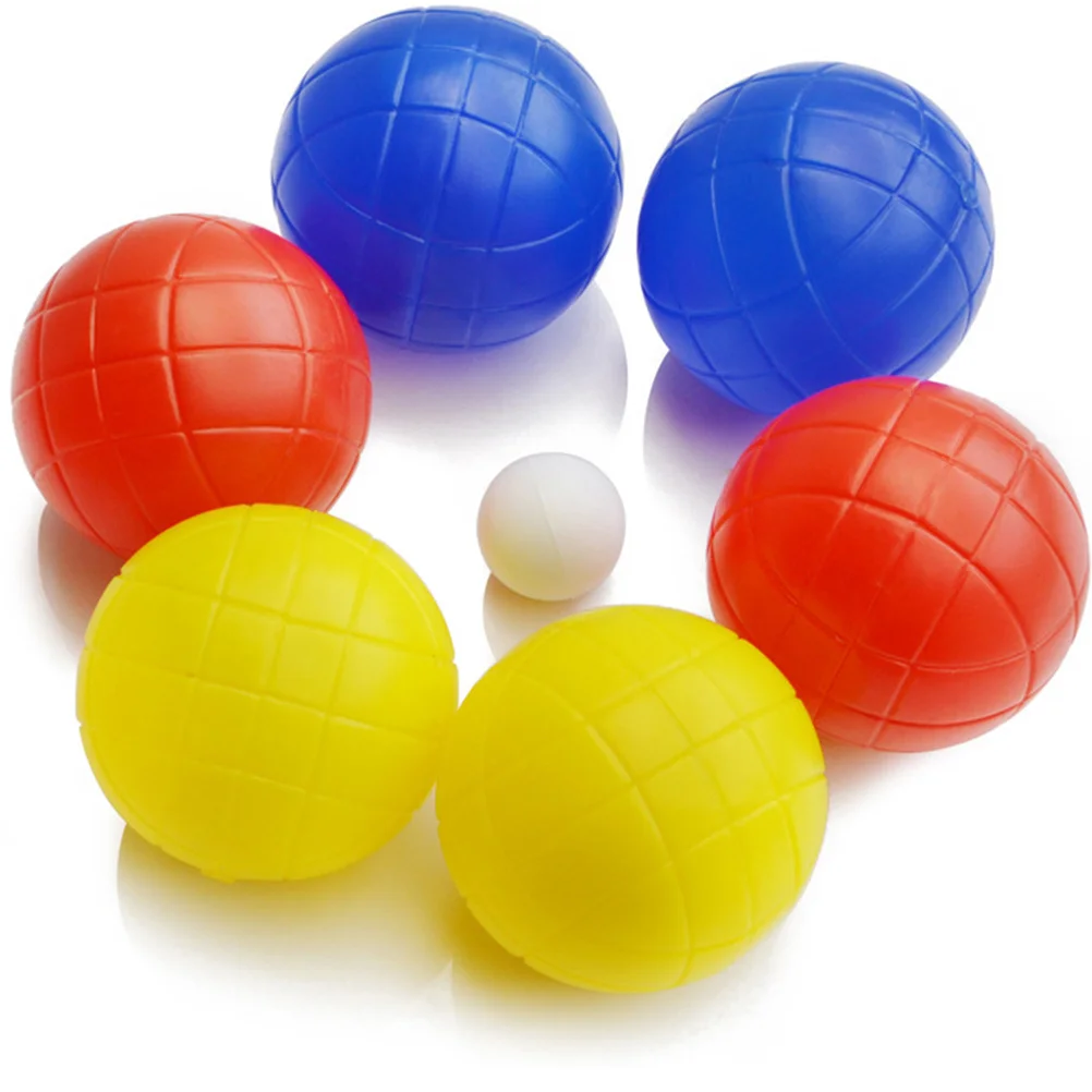 6Pcs Bocce Ball Set Includes Carrying Case for on The Go Fun Engaging Skill Based Game for Kids Adults Beach Picnic