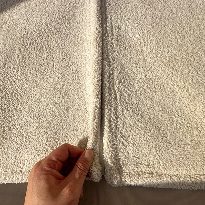 8㎡ coody tent special carpet solid color light luxury French cream wind blanket high sense moisture-proof pad