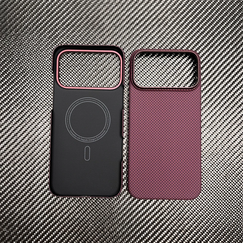 Etui z włókna węglowego do iPhone 18 Pro Max, ultracienkie, z ochroną obiektywu, pokrowiec z włókna aramidowego do iPhone 18 Pro. — zdjęcie produktu 2