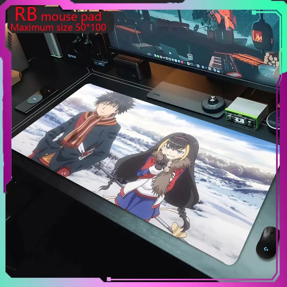 MousePad Toaru Majutsu no Index Mouse Pad Electronic game mouse pad is easy to use with anti slip and wear-resistant size suitab