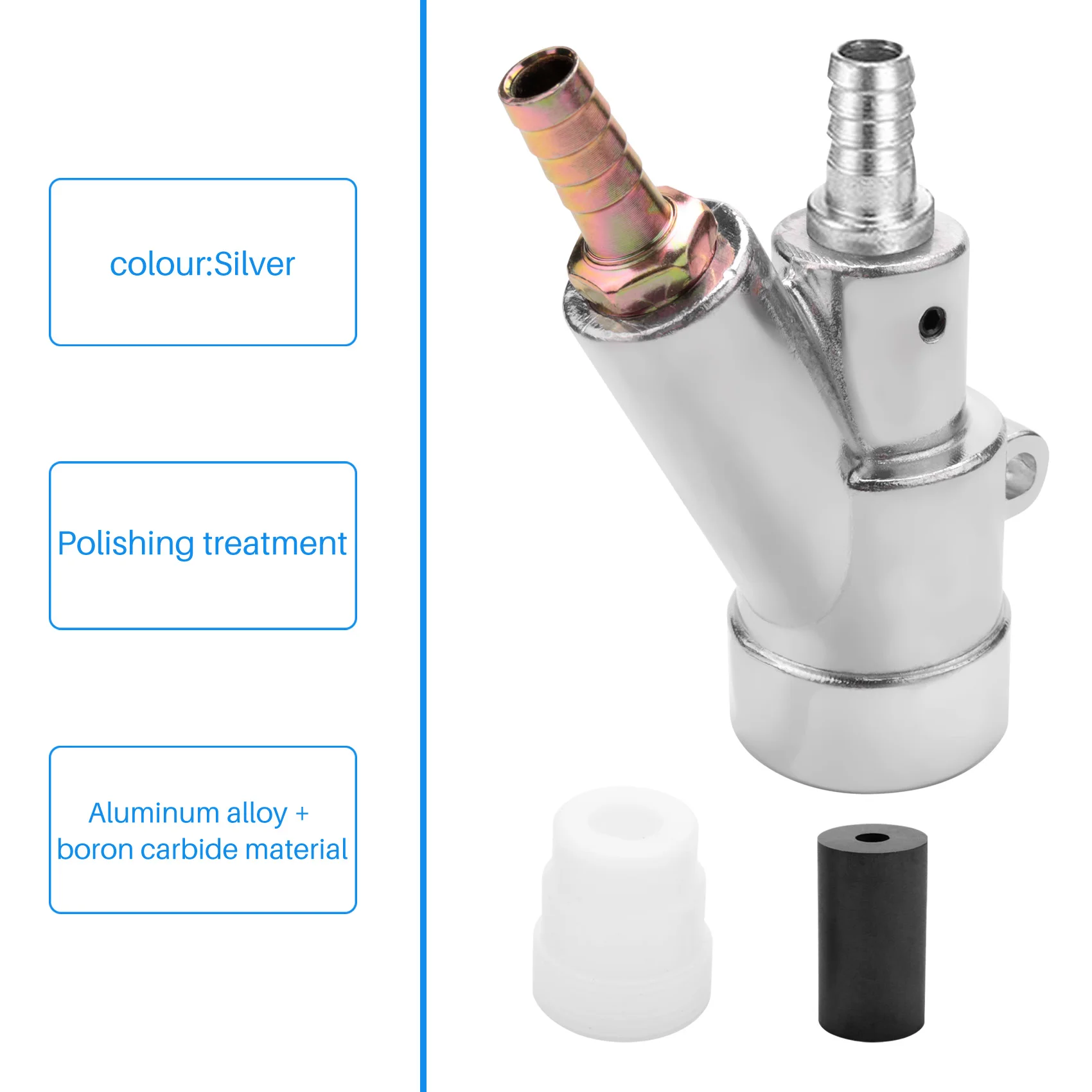 

PORK-Air Sandblaster Sand Blasting Tools For Rust Dust Remove Sand Blaster Air Tool With Boron Carbide Nozzle (8Mm)