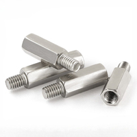 10pcs M2.5 M3 M4 304 Stainless Steel Hex Standoff Male to Female Rack Board Stud Column Spacing Screws Bolts Spacers