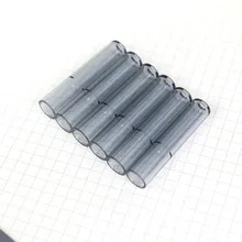 50 Pcs Pencil Cap Caps for Tips Clear Topper Protector Extender Cover Covers Plastic Pupils