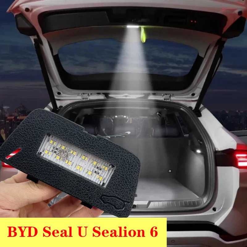 For Byd Seal U Song Plus Dm-i Ev Sealion 6 2022-24 Rear Trunk Light Tailgate Modification Led Trunk Interior Light Car Interior