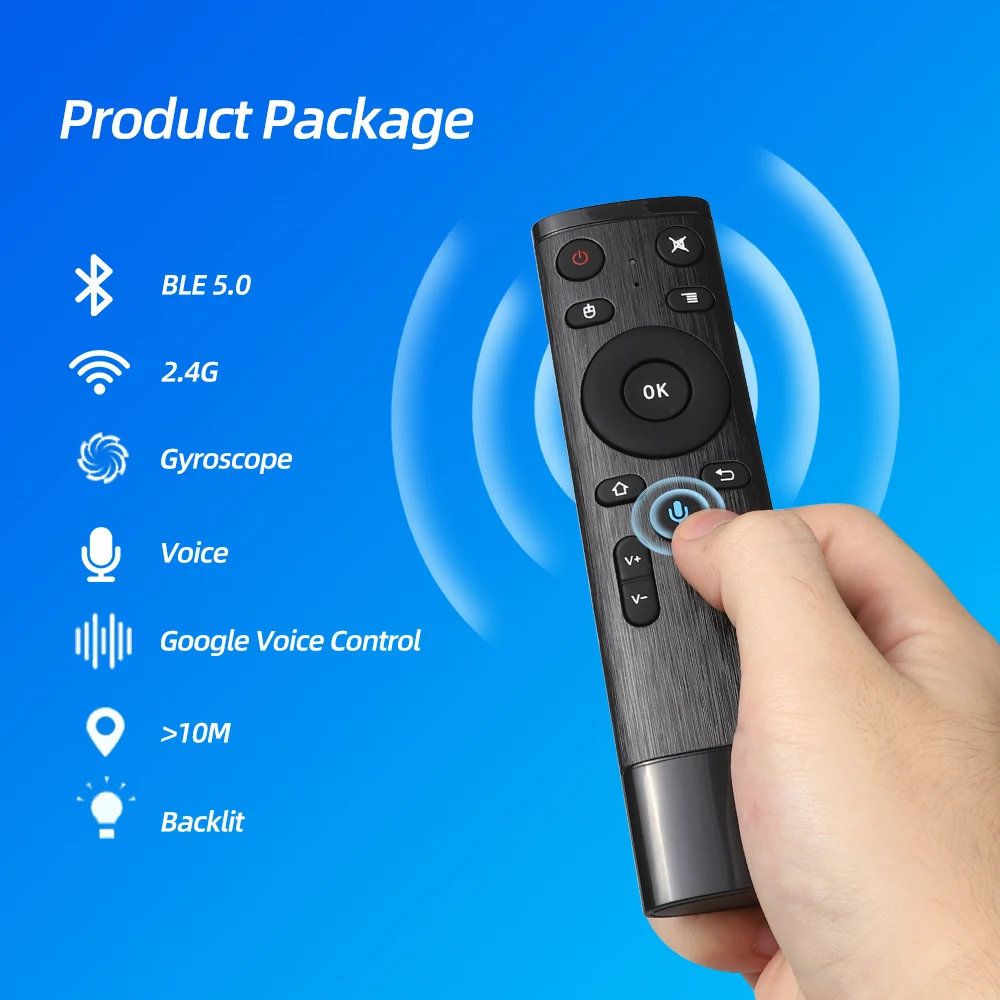 Mini Wireless Air Mouse Voice Smart Remote Control 2.4G 3axis Q5 For Android Smart TV box PC Controller With Gyroscope Universal