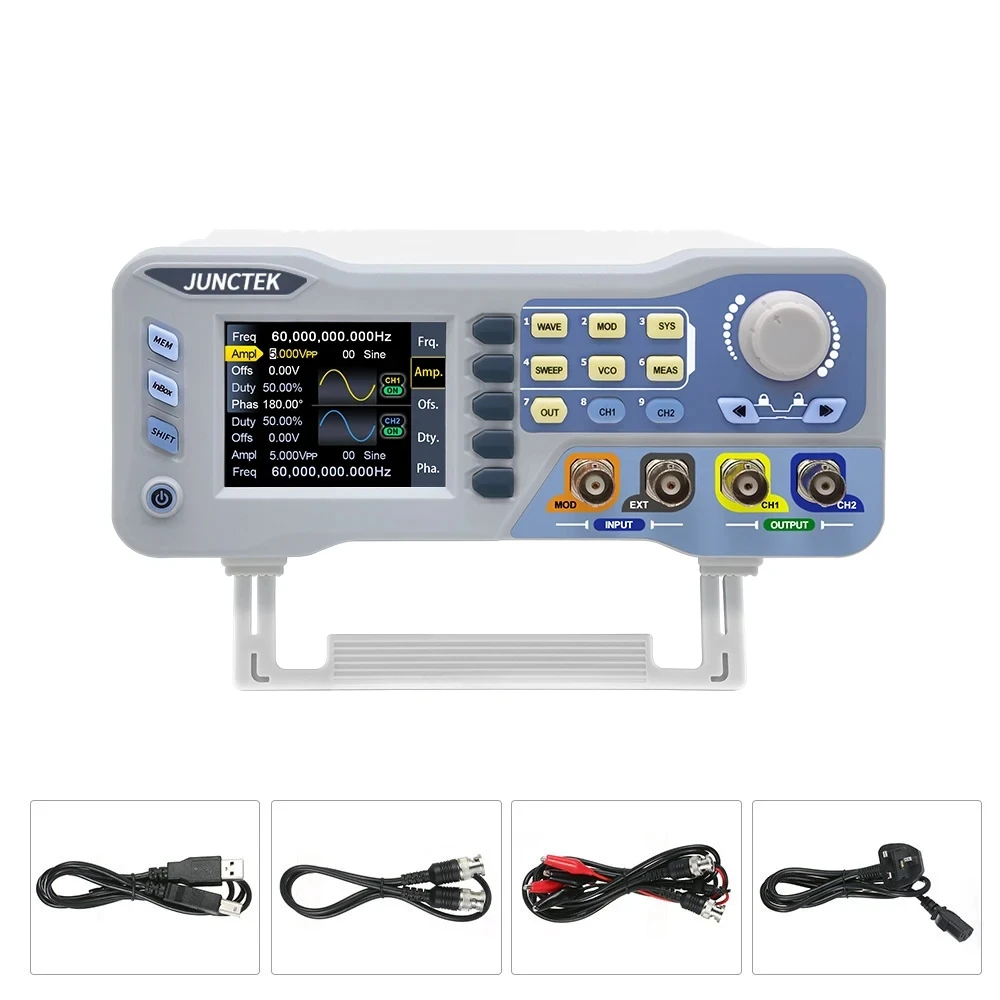 JDS8060/ JDS8080 DDS Function Signal Generator CNC Arbitrary Waveform Dual-channel Frequency Meter