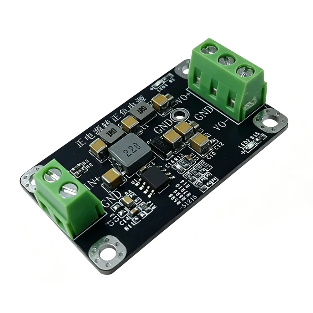 Single Positive to Bipolar Dual Power Module Bipolar DC-DC Converter 5V/12V/15V Input to ±5V/±12V/±15V Dual Output, Low Ripple