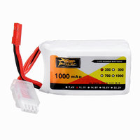 ZOP Power 11.1V 1000mAh 20C 3S Lipo Battery JST Plug