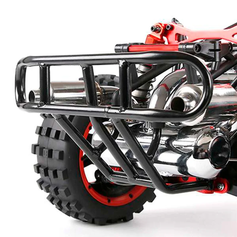 AS96-Metal Rear Bumper Kit Replacement Accessories For 1/5 HPI ROFUN ROVAN KM BAJA 5B 5T 5SC RC CAR PARTS