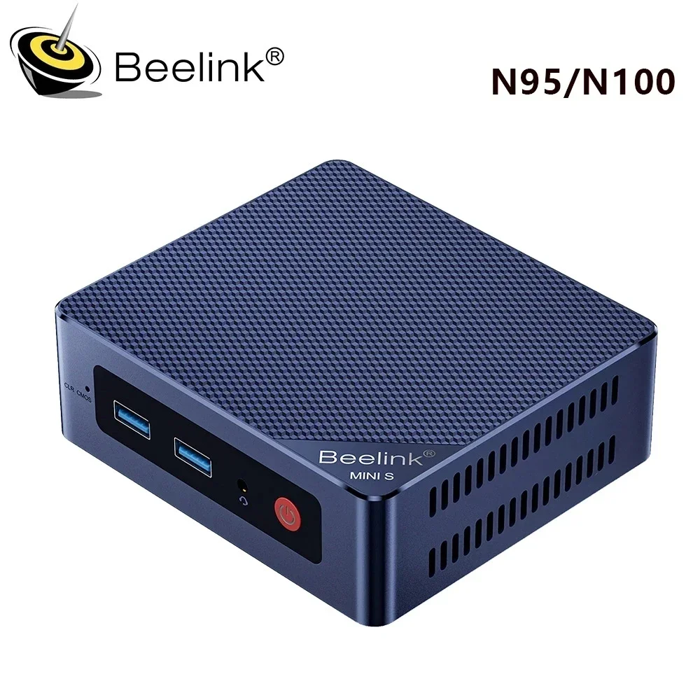 Mini PC Beelink S12 Pro – Processador N95/N100, 8GB/16GB RAM