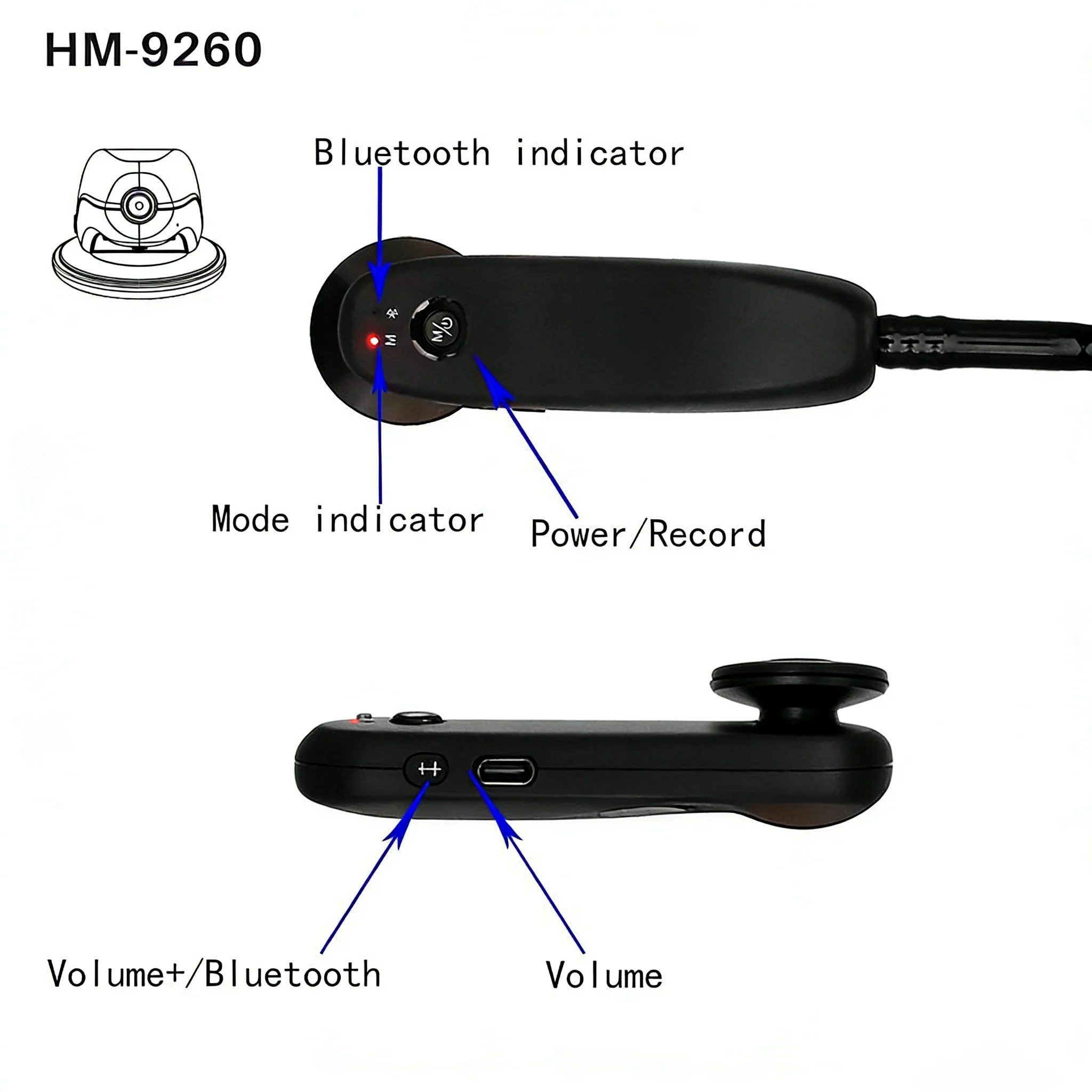 Digital Electronic Stethoscope Bluetooth Noise Reduction Heart Lung Sound Amplifier Visual Waveform Recording Medical Diagnostic
