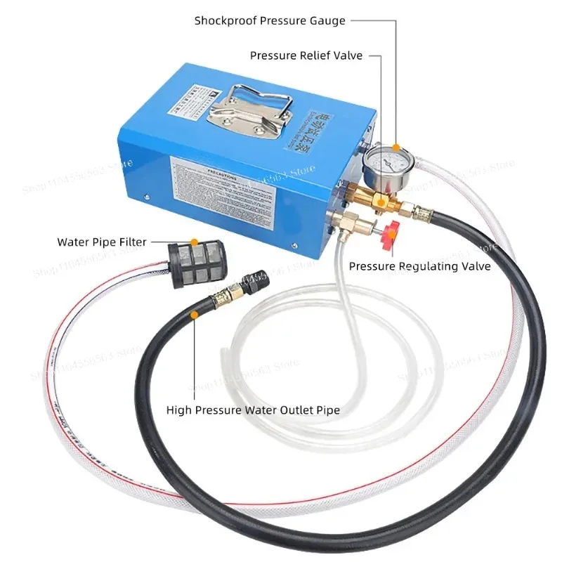 AC220V 120W Portable Electric Pressure Test Pump - Pipe Pressure Tester