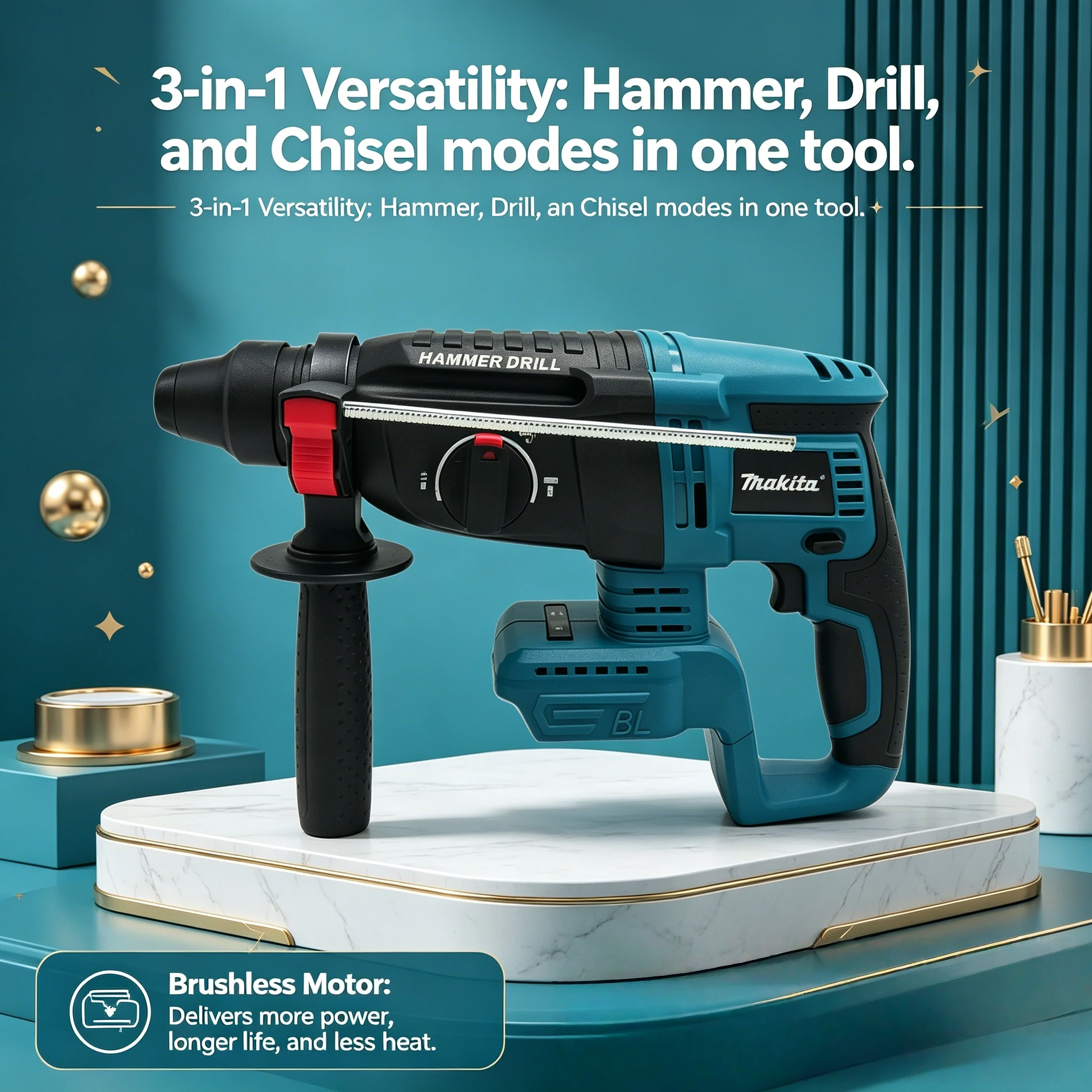 Furadeira de impacto sem escov - Brushless Cordless Electric Drill 18V avaliação e preço