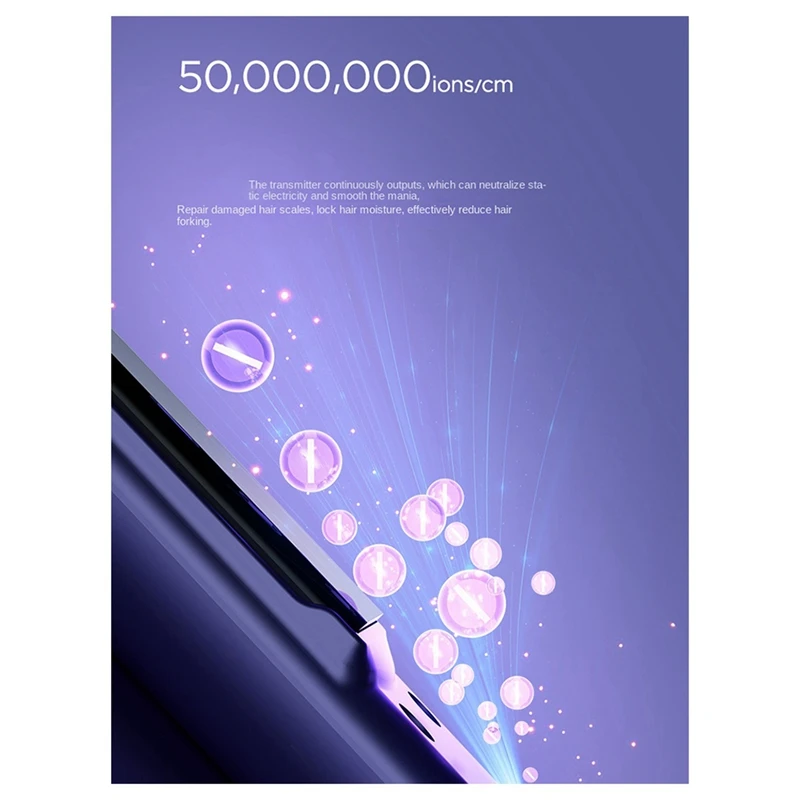 مكواة فرد الشعر السيراميكية الكهربائية الساخنة 5 درجات الحرارة مكواة فرد صغيرة مشط التدفئة أداة تصفيف الشعر المضادة للحرق