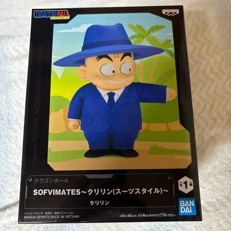 In Voorraad Bandai Originele Banpresto SOFVIMATES Anime Dragon Ball Son Goku Krillin Action Figure Model Speelgoed Collectie Gift DT