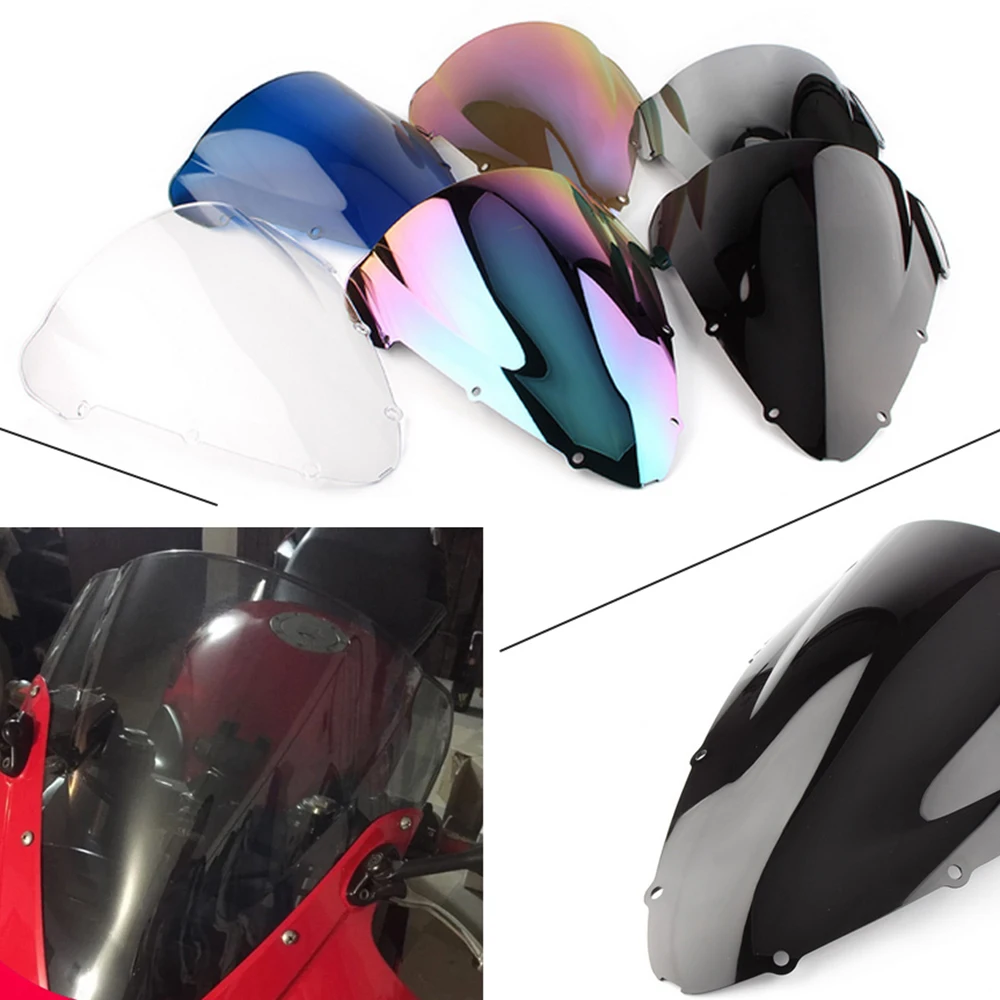 Motorcycle Double Bubble Windshield For Honda CBR600 CBR 600 F4i 2001-2008 WindScreen Accessories Fairing Deflector