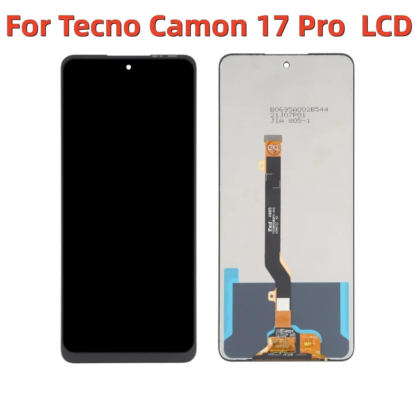 

Оригинальный ЖК-дисплей 6,8 дюйма для Tecno Camon 17 Pro 17Pro CG8 CG8h, сенсорный экран, дигитайзер в сборе для Tecno Camon17Pro LCD