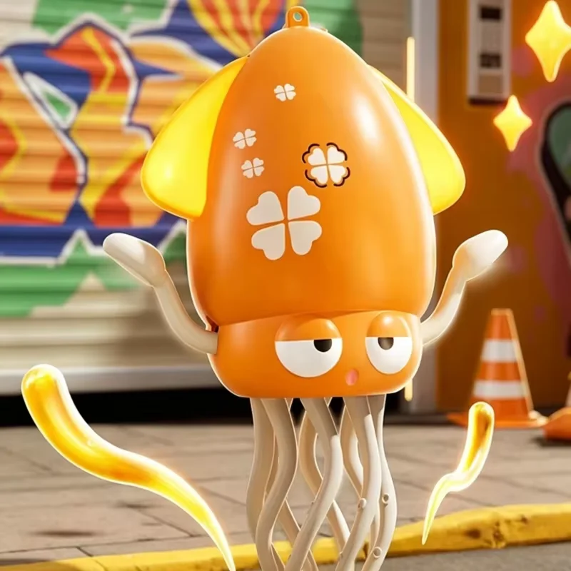 Electric Dancing Squid Automatic Obstacle Avoidance Electronic Crawling Octopus Interactive Animal Educational Toy Kids Gifts