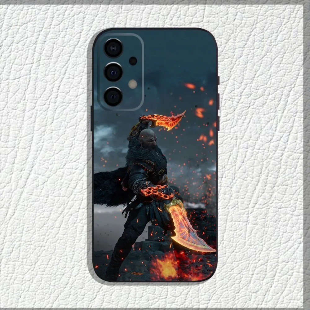 Game God Of W-War Phone Case For Samsung Galaxy A13,A21s,A22,A31,A32,A52,A53,A71,A80,A91 Soft Black Shell