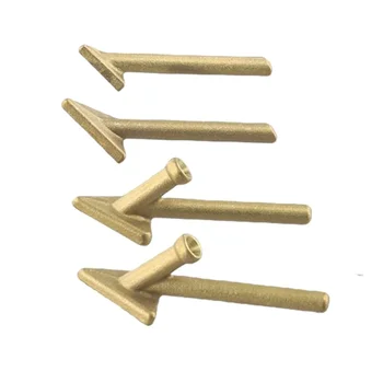 4 stücke Lötkolben Tipps Dreieckige Glättung Kopf Schweißen Tipps Für 80 Watt Eisen Kunststoff Schweißen TPO TEO PP Auto stoßstange