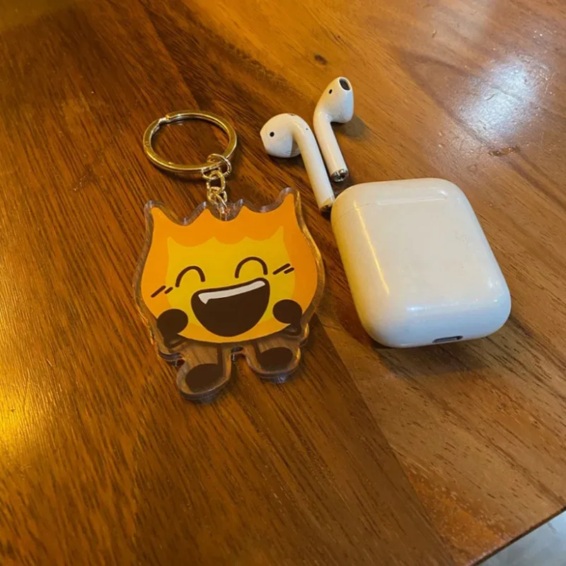 Firey bfdi Acrylic keychain - Bfdi - Battle for dream island - BFB - battle for BFB - Object show Cute game Character pendant