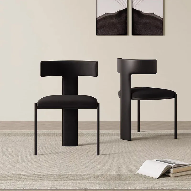 

European Vanity Dining Chairs Wedding Lazy Service Designer Lounge Luxury Compact Dining Chairs Office Stoel Unique Furniture