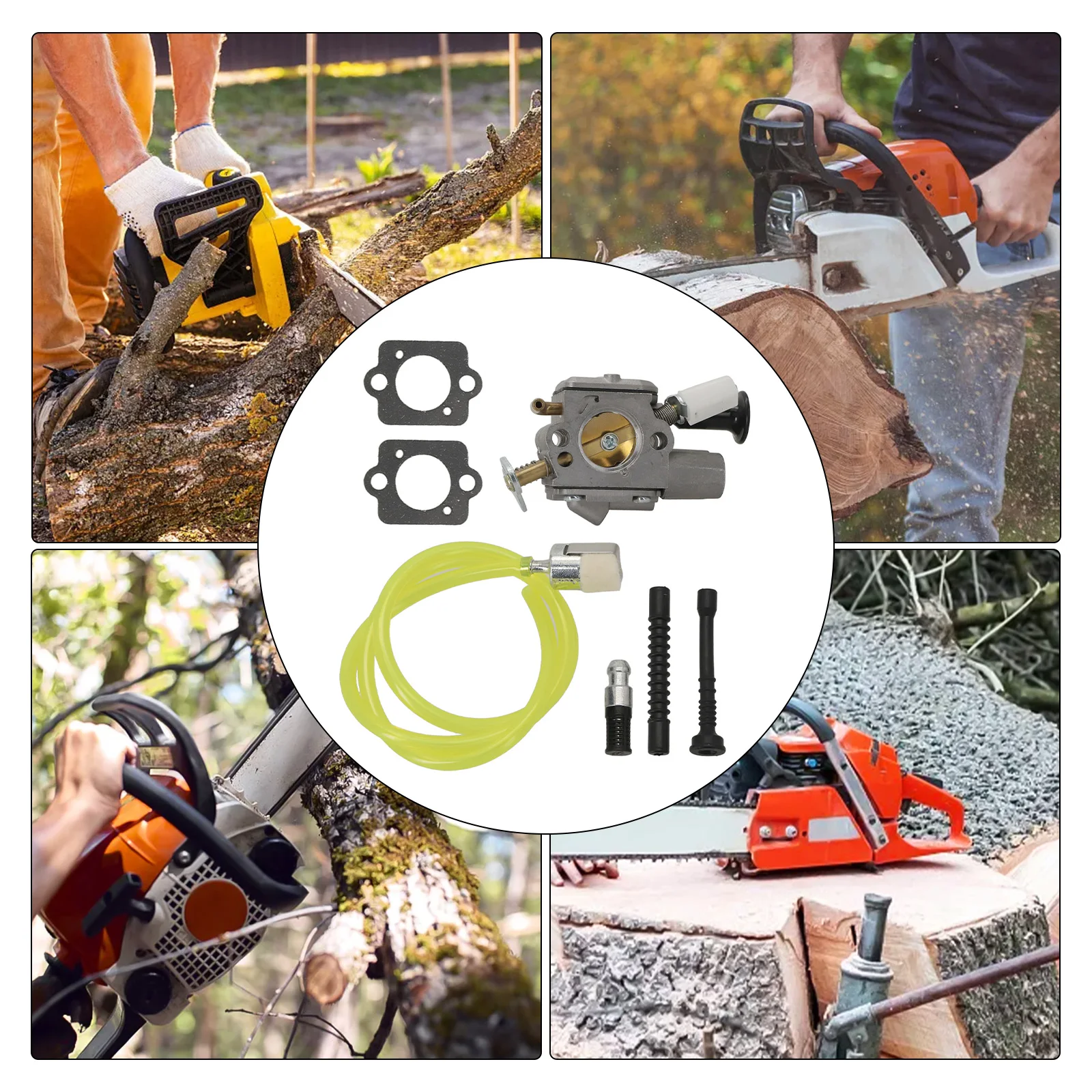 この便利なパッケージ化された交換部品セットでチェーンソーの性能を最適化しましょう。for-carb-が特徴です。