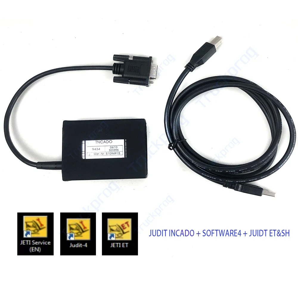 

Judit Incado Box Diagnostic Kit JUDIT 4 Jungheinrich Forklift Diagnostic Tool Parts Catalog JETI Service Manuals Judit ET & SH