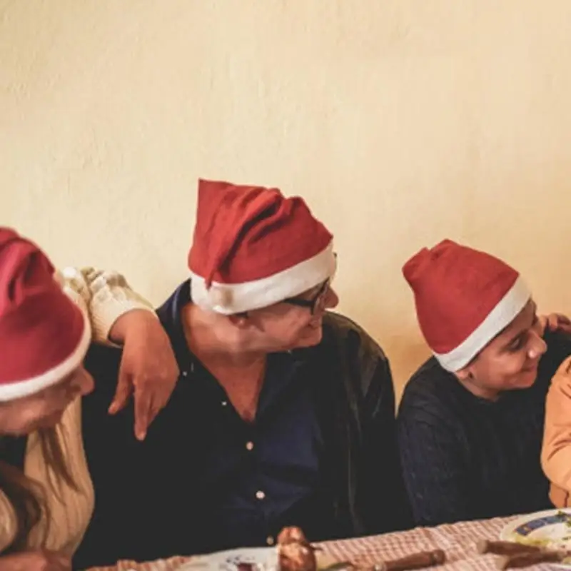 39BD 참신 크리스마스 크리스마스 휴가 안경 프레임 크리스마스 모자 슬랩 팔찌 크리스마스 머리띠를위한 크리스마스 헤드 밴드